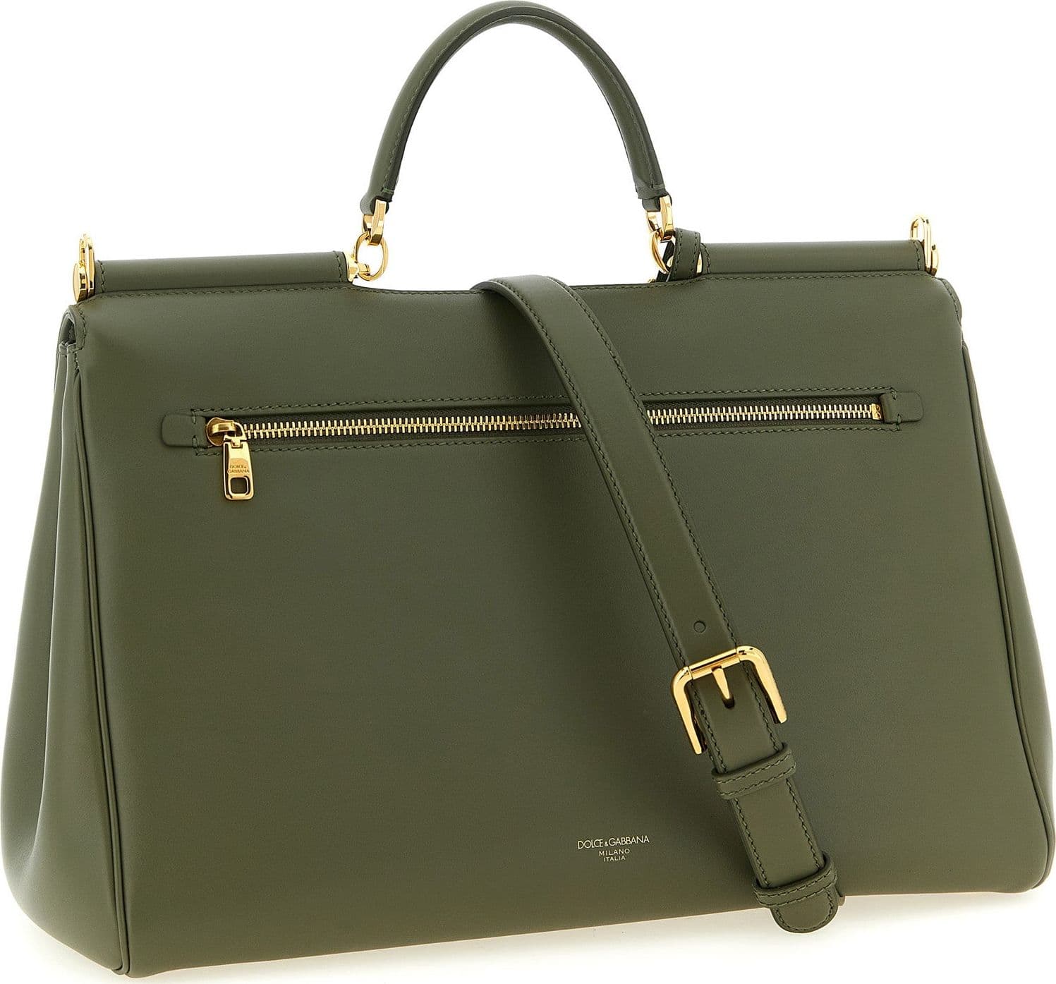 Bicolor Calfskin Handbag - 2