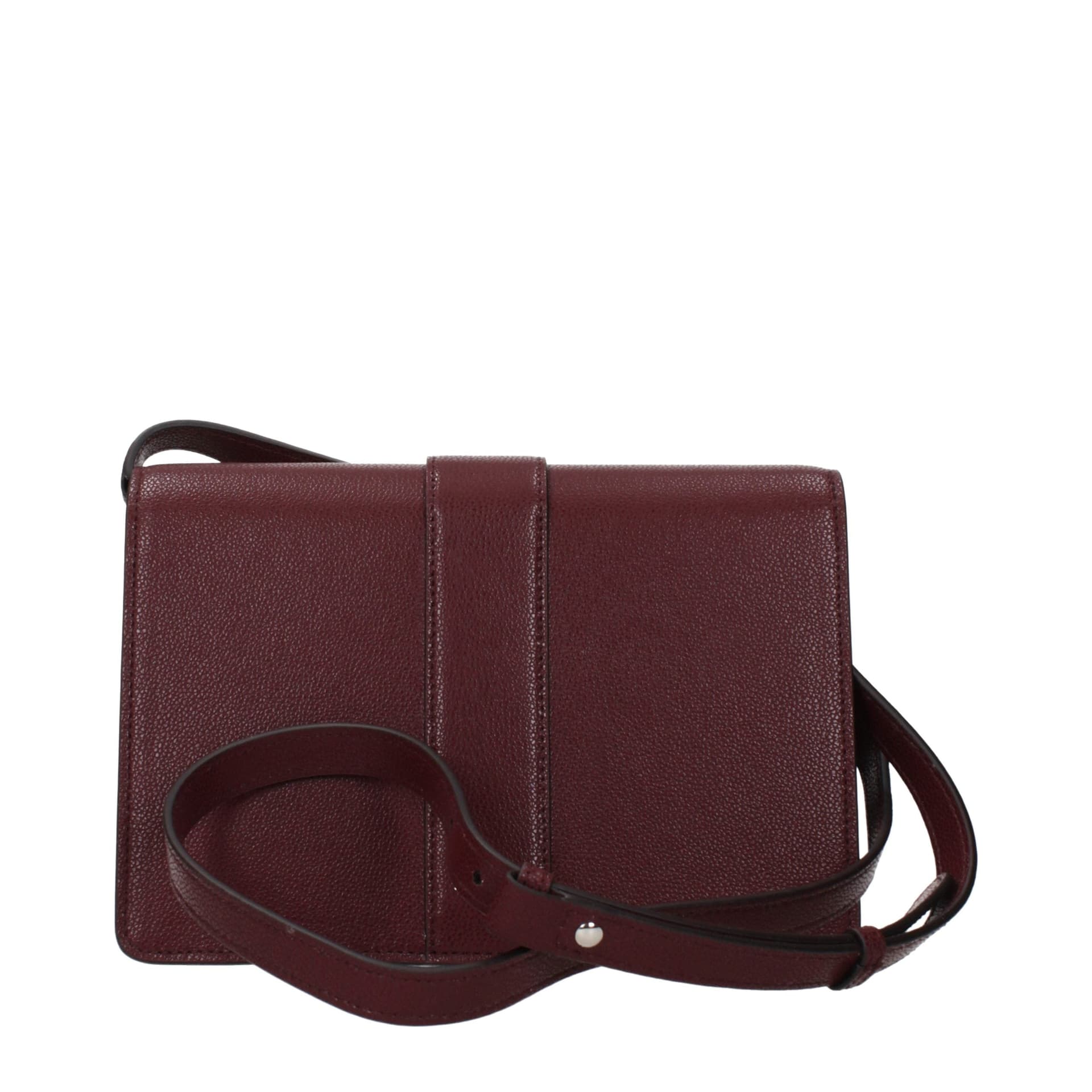 Red Leather Crossbody Bag - 3