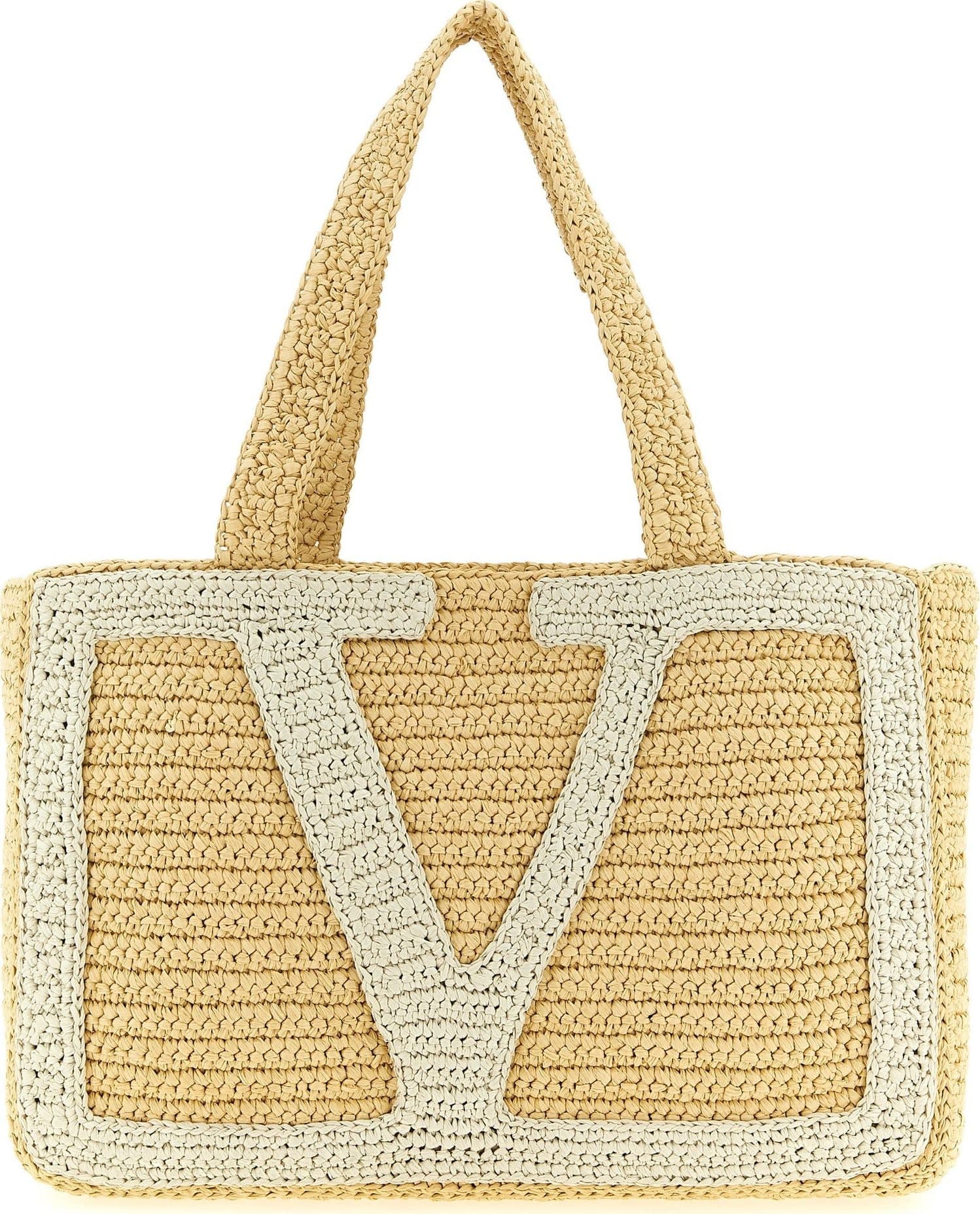 White Viscose Tote Bag