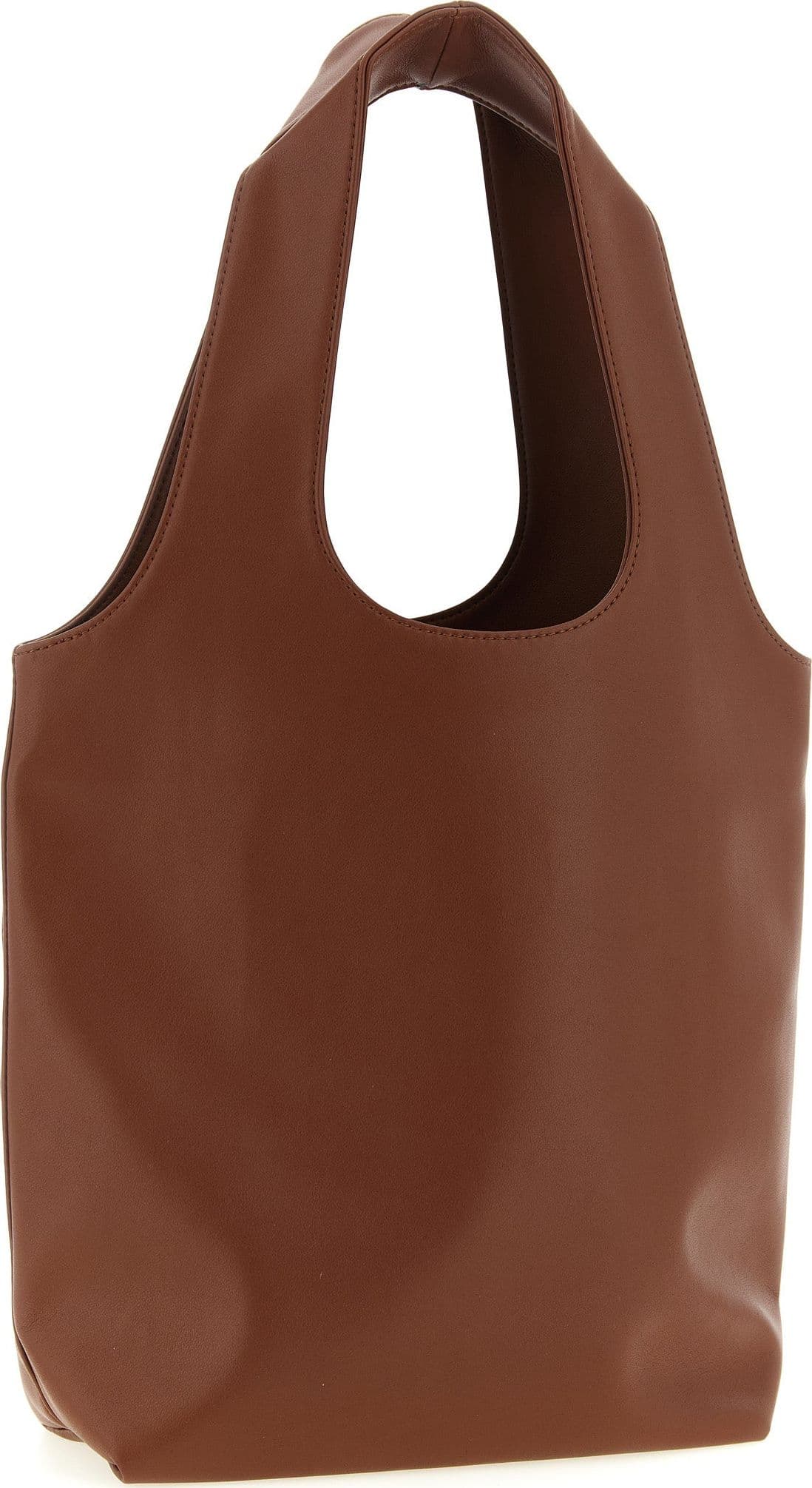 Brown Polyester Handbag - 2