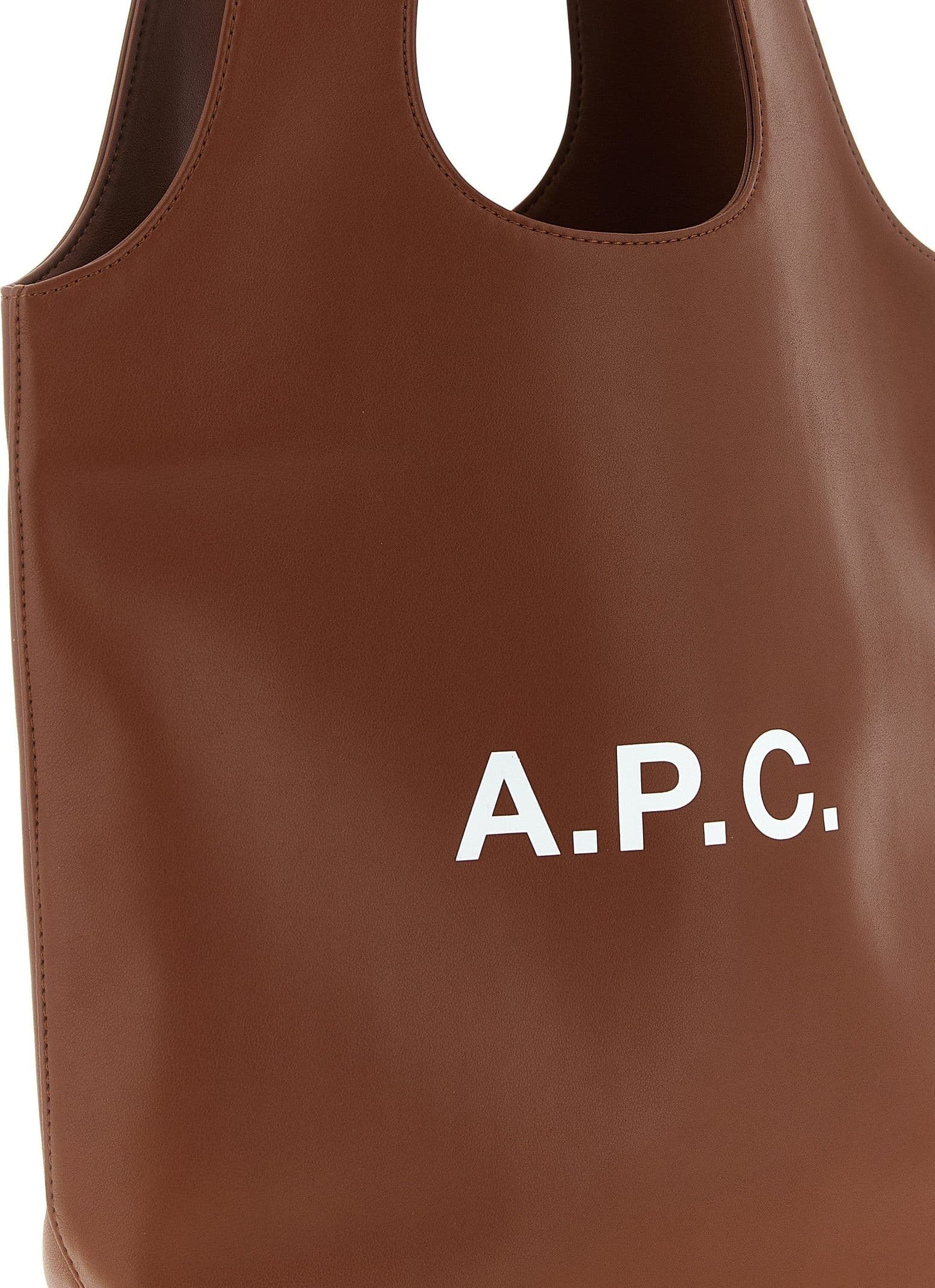 Brown Polyester Handbag - 3