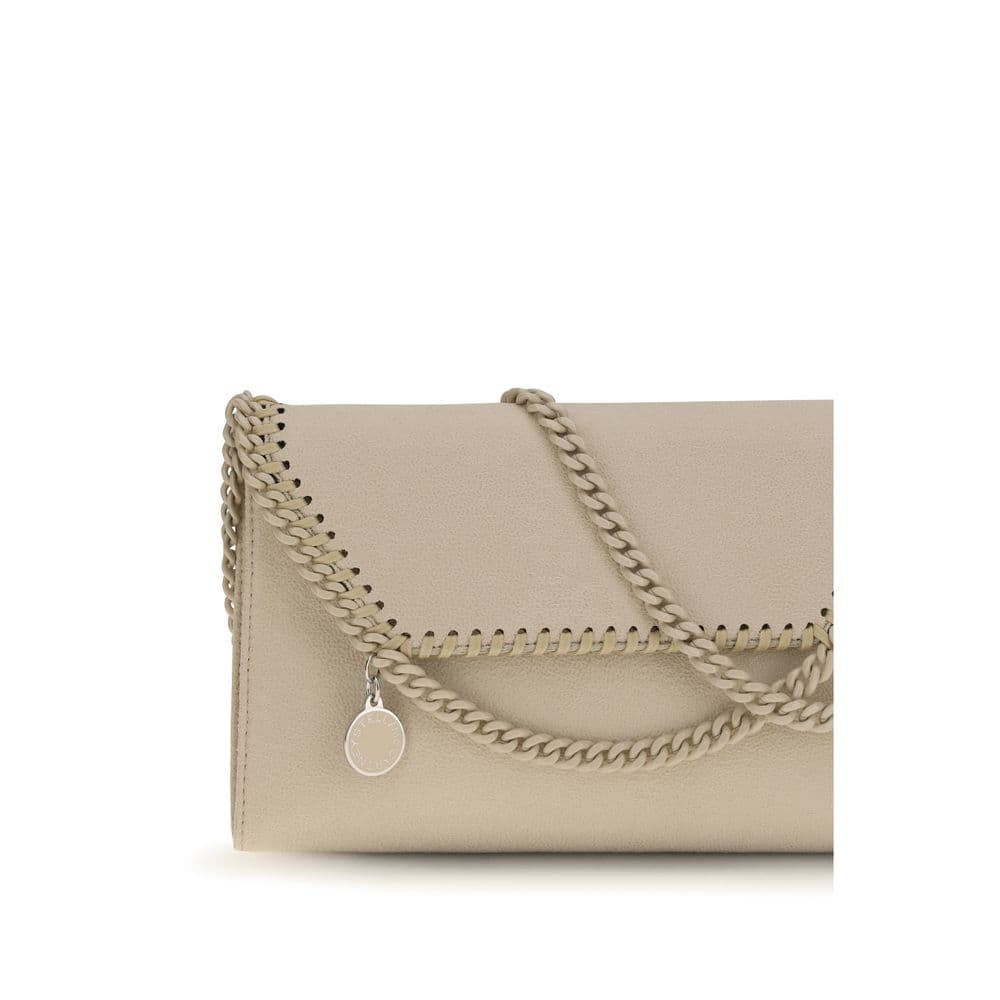 Beige Polyester Shoulder Bag - 4