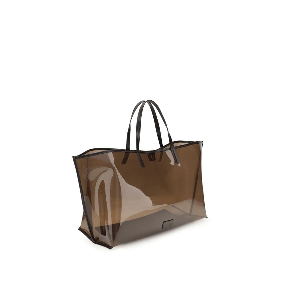 Brown Pvc Handbag - 2