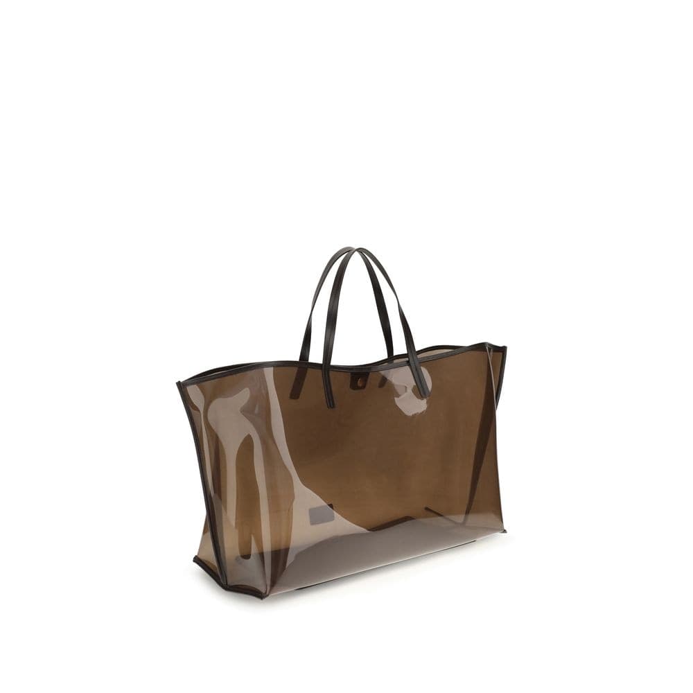 Brown Pvc Handbag - 3