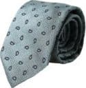 Green 100% Silk Patterned Adjustable Men Tie - 2