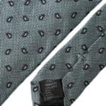Green 100% Silk Patterned Adjustable Men Tie - 4