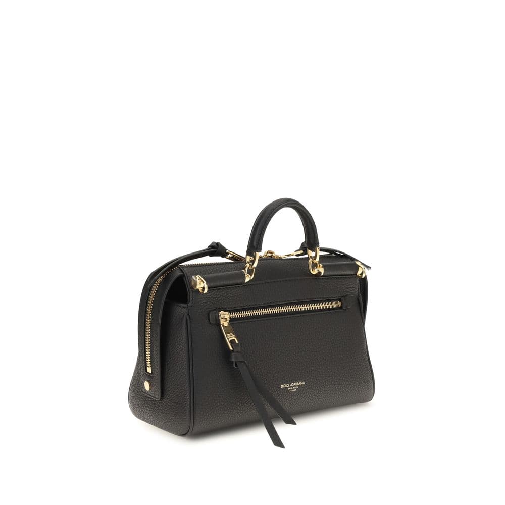 Black Calf Leather Bos Taurus Handbag - 3