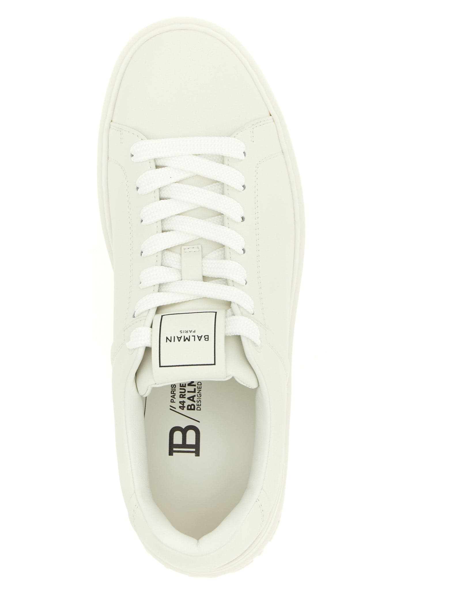 White Calfskin Sneakers - 4