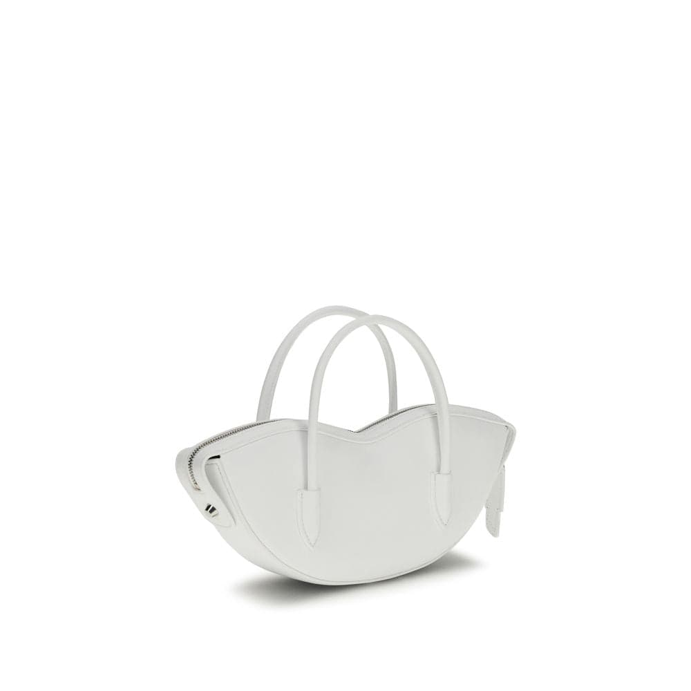 White Calf Leather Bos Taurus Shoulder Bag - 3
