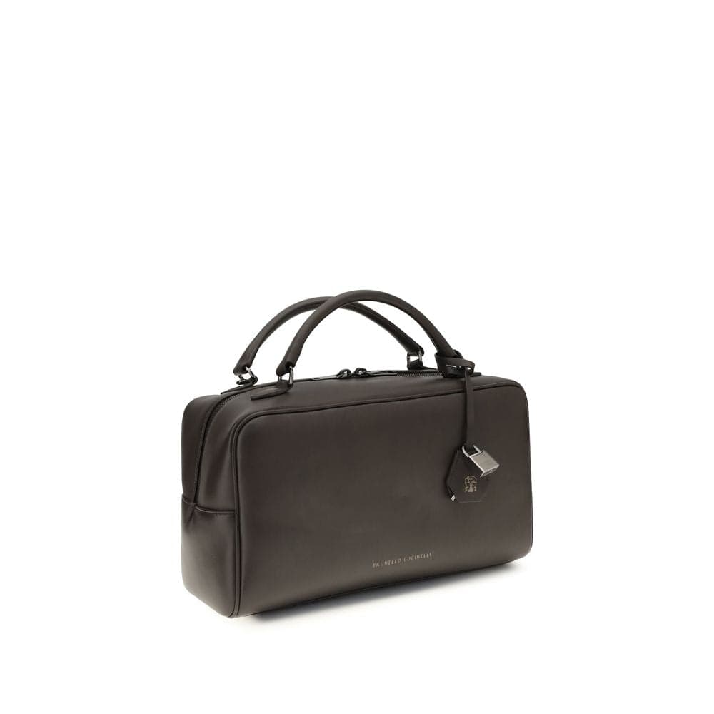 Brown Calf Leather Bos Taurus Shoulder Bag - 2