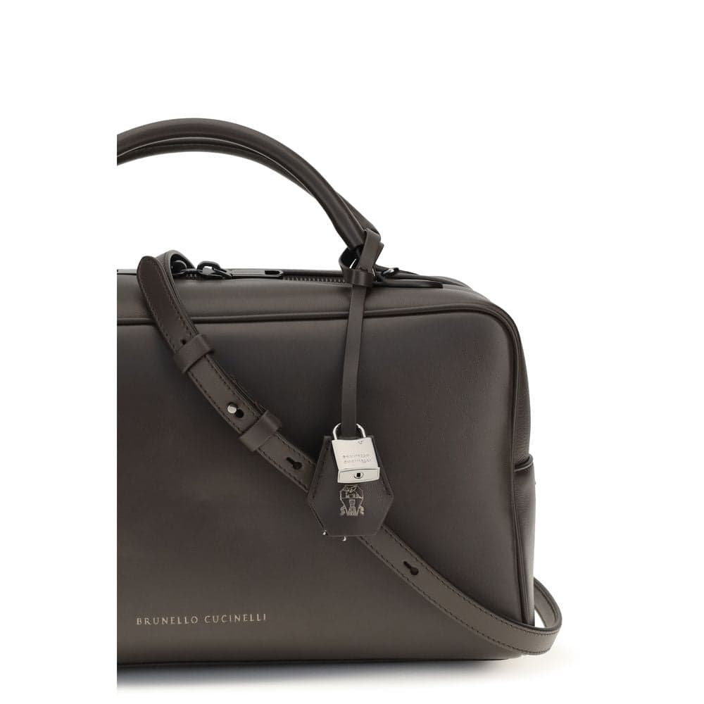 Brown Calf Leather Bos Taurus Shoulder Bag - 4