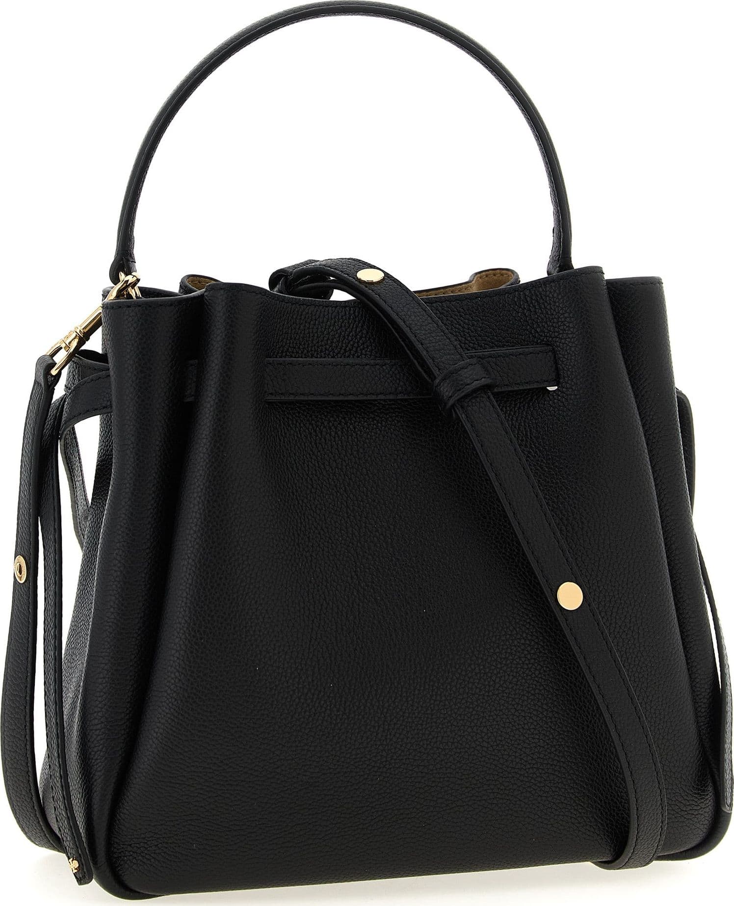 Black Cowhide Handbag - 2