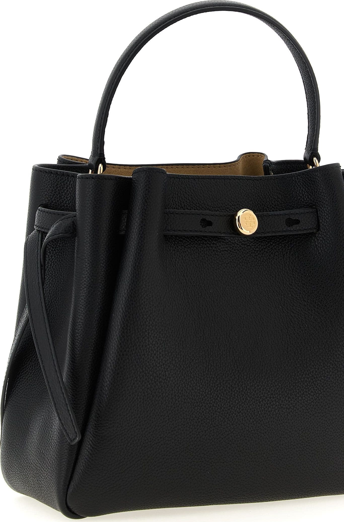 Black Cowhide Handbag - 3