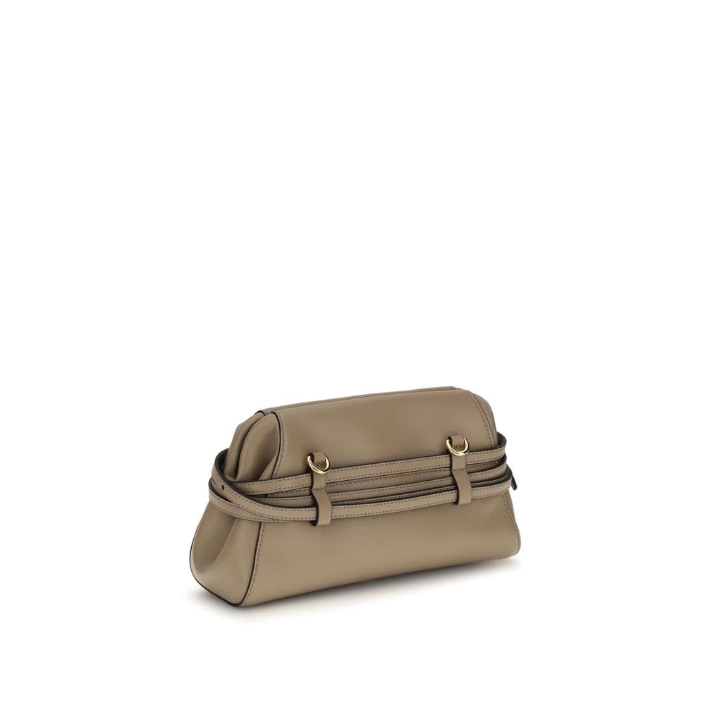 Beige Goatskin Clutch Bag - 3
