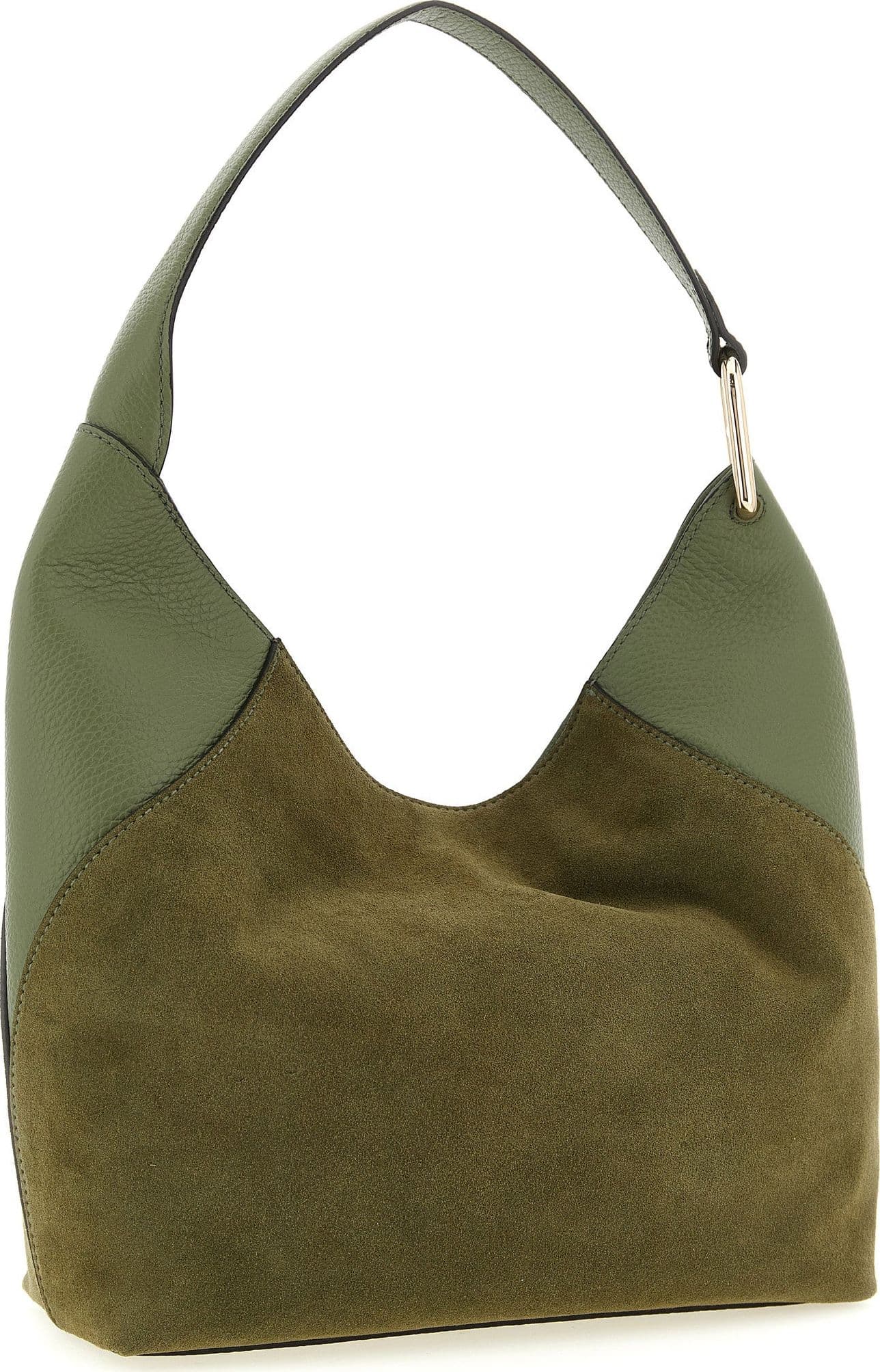 Bicolor Calfskin Shoulder Bag - 2