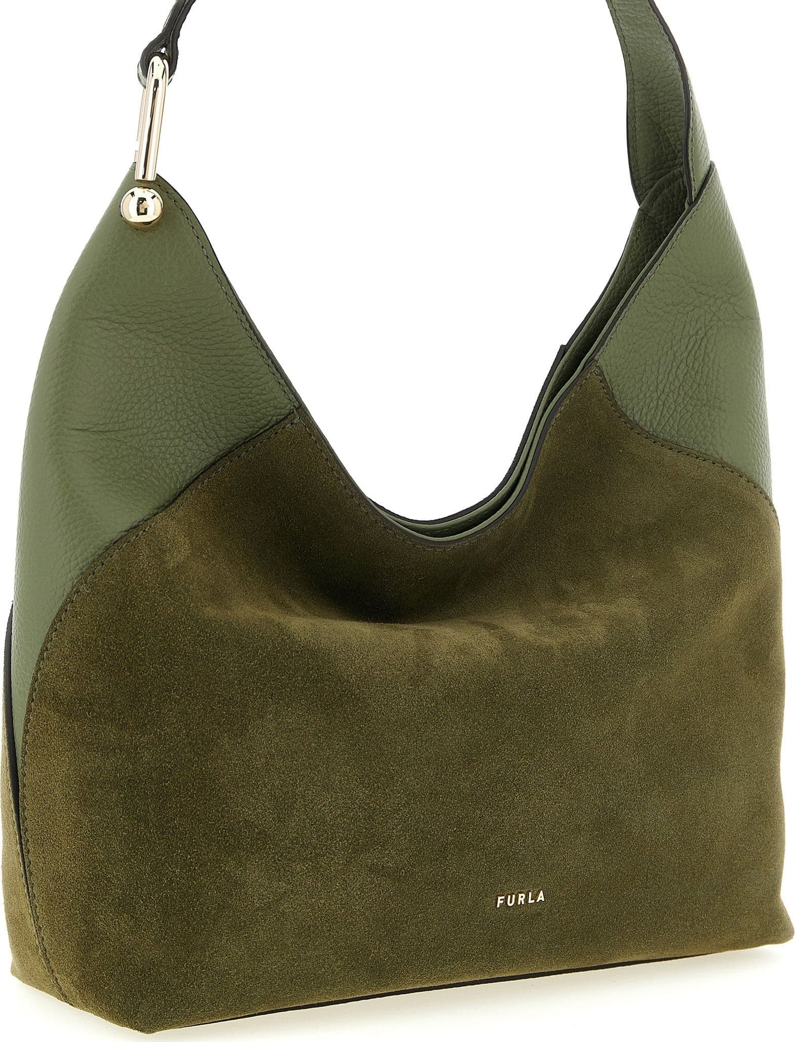 Bicolor Calfskin Shoulder Bag - 3