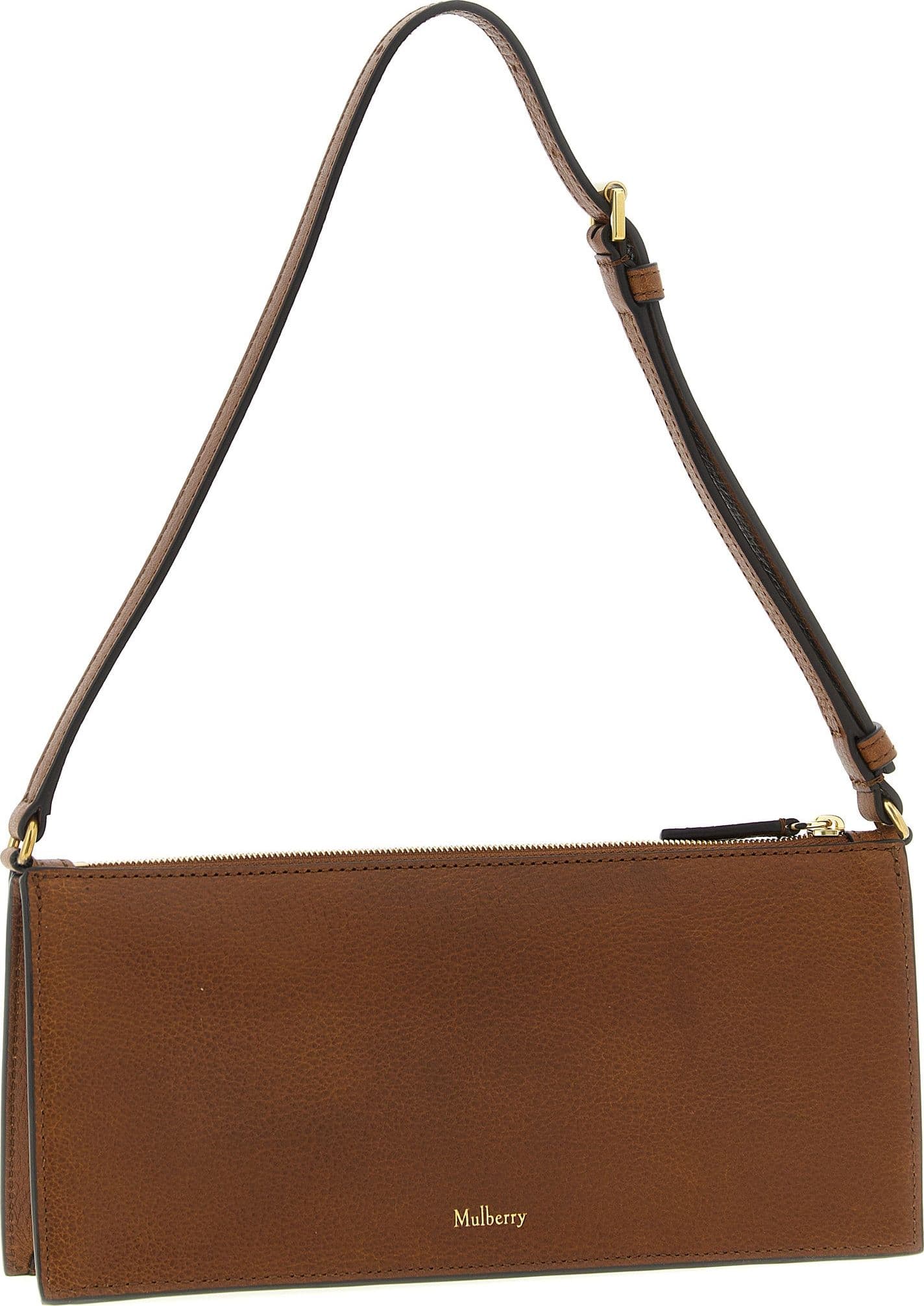 Brown Calfskin Shoulder Bag - 2