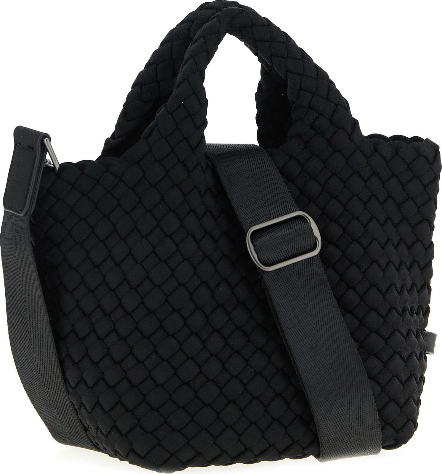 Black Neoprene Tote Bag - 2