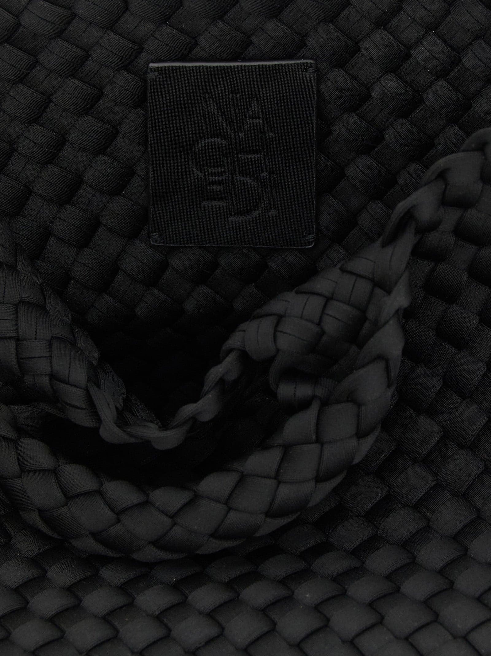 Black Neoprene Tote Bag - 4