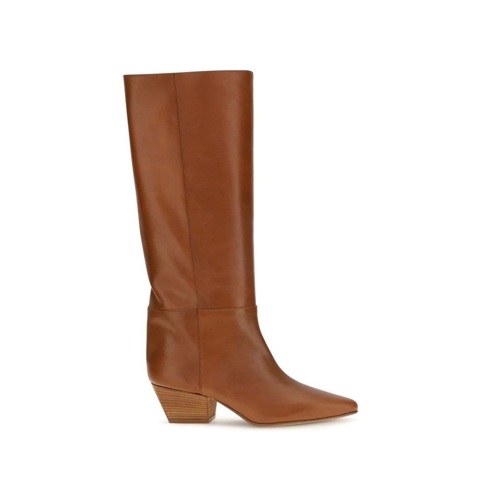 Brown Calf Leather Bos Taurus Ankle Boots