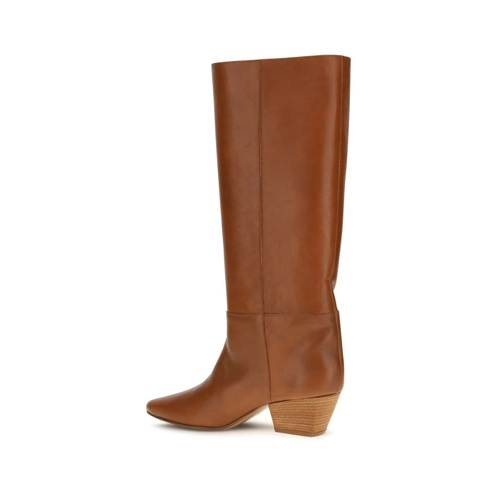 Brown Calf Leather Bos Taurus Ankle Boots - 3