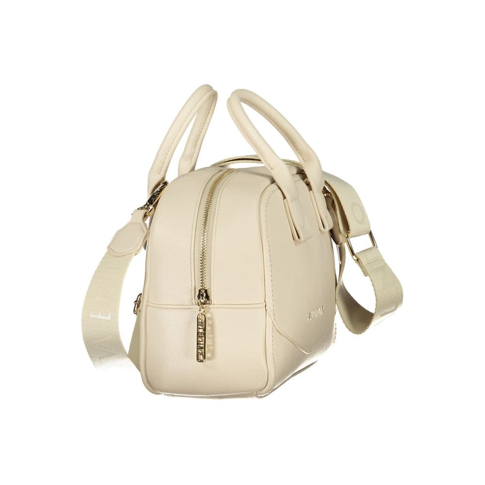 Beige Polyurethane Women Bag - 3