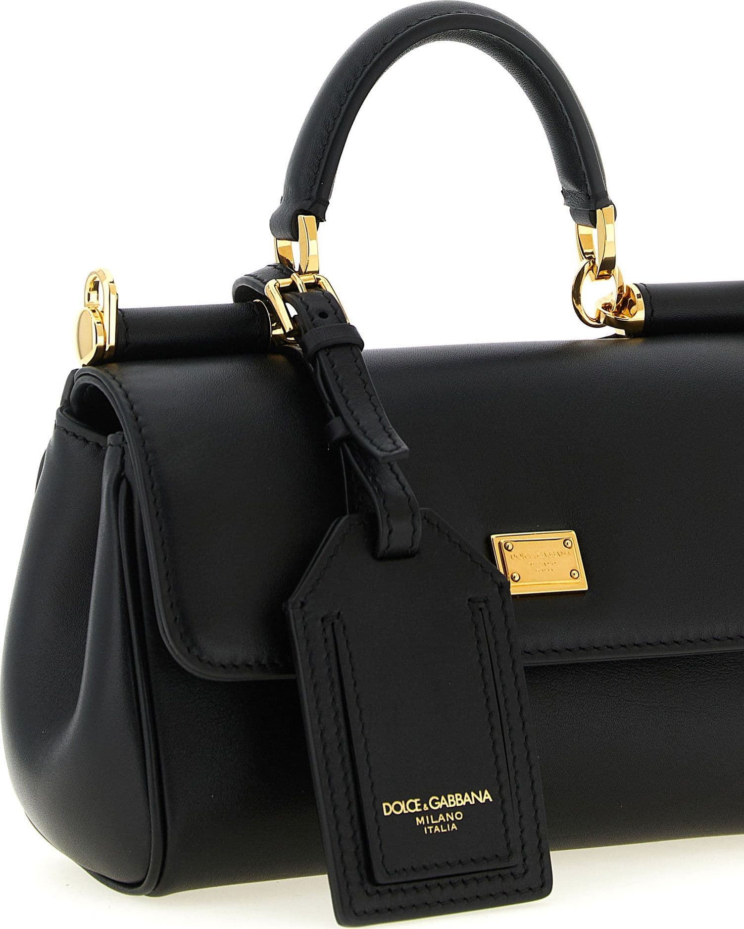 Black Calfskin Handbag - 3