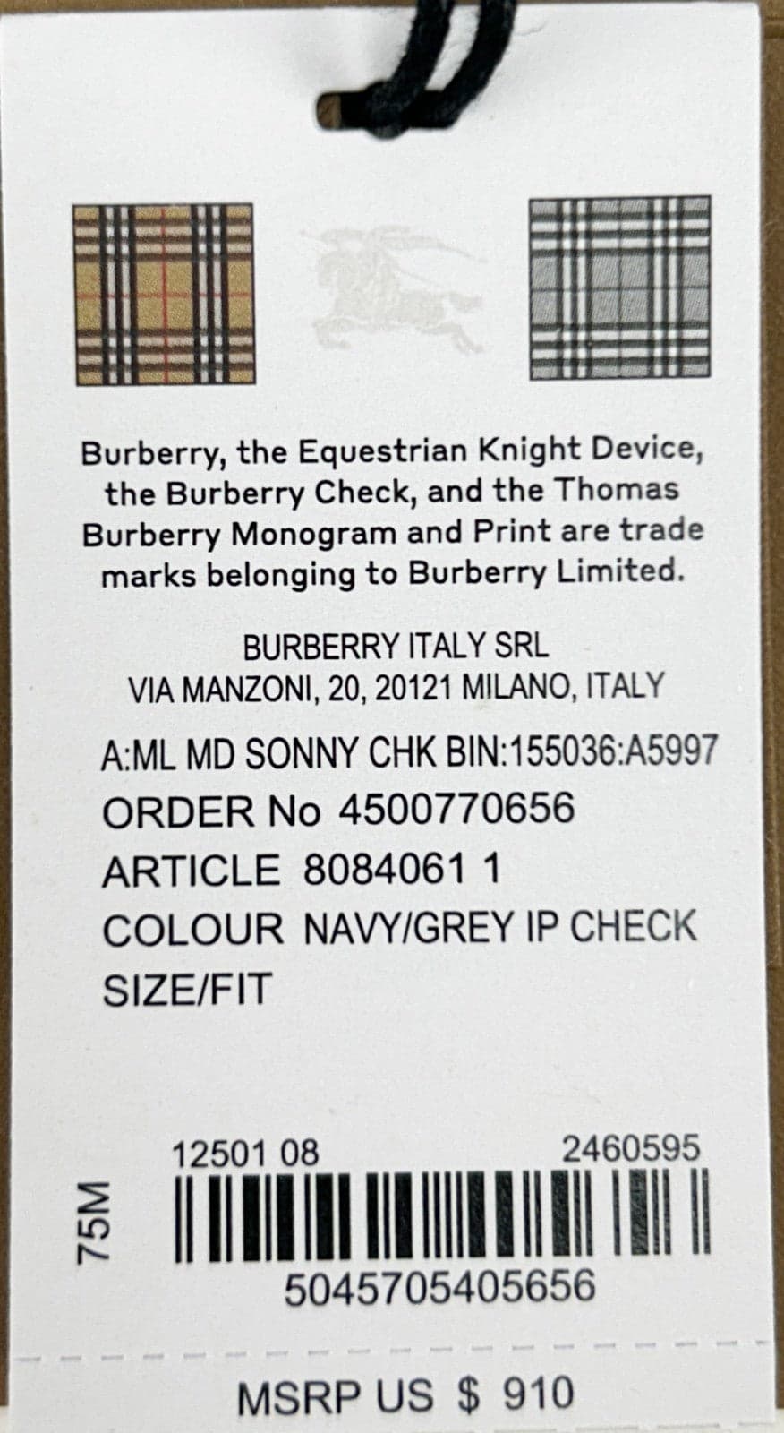 Burberry Medium Check Sonny Fanny Belt Bag - 4
