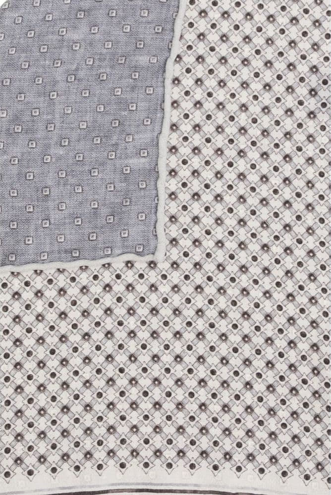 Gray Silk Scarf - 3