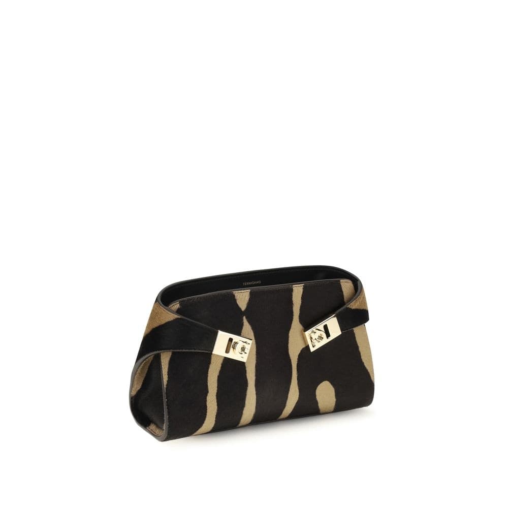 Brown Hair Shoulder Bag - 2