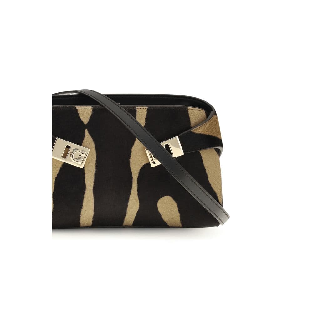 Brown Hair Shoulder Bag - 4
