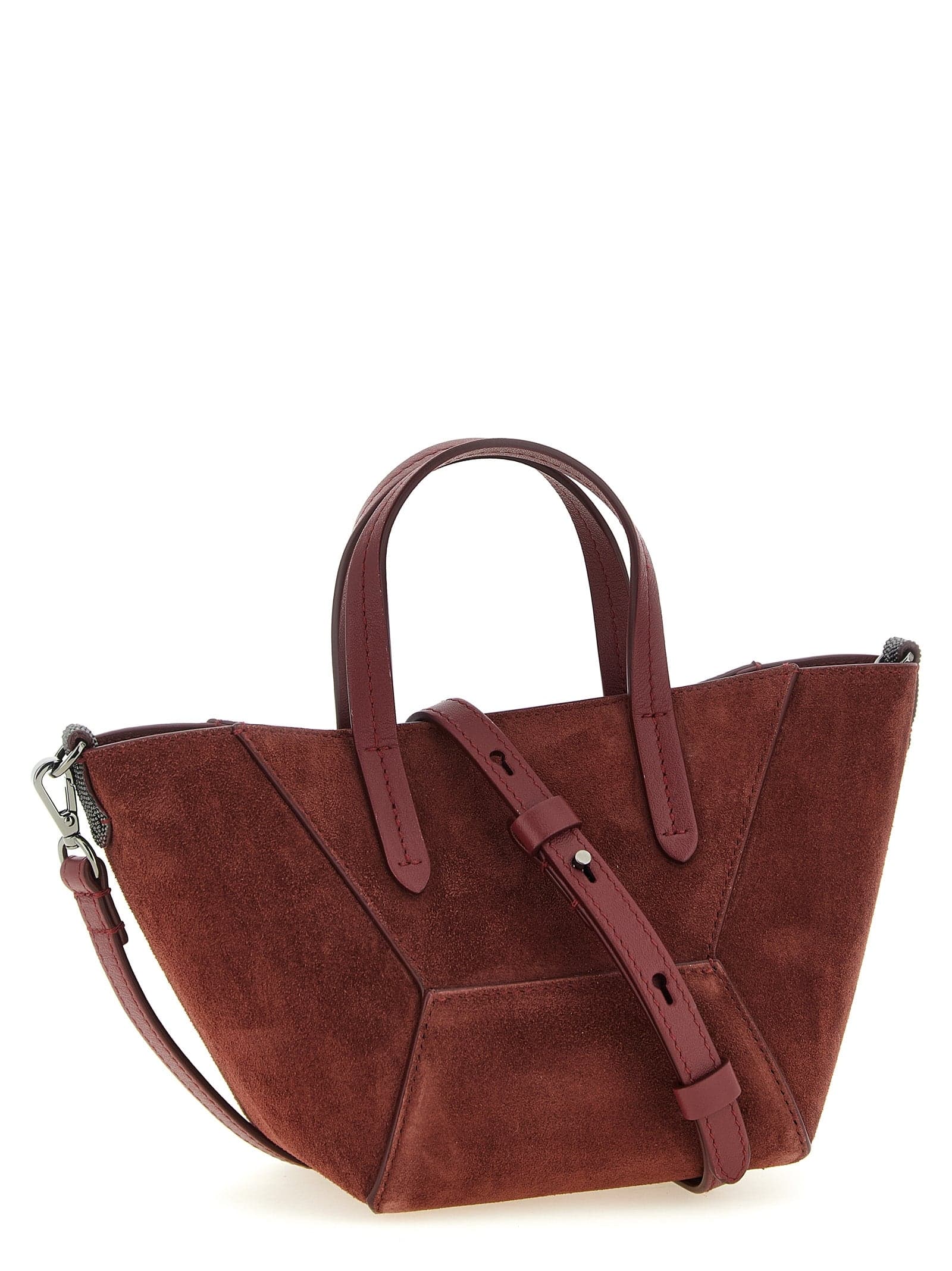 Bordeaux Calfskin Handbag - 2