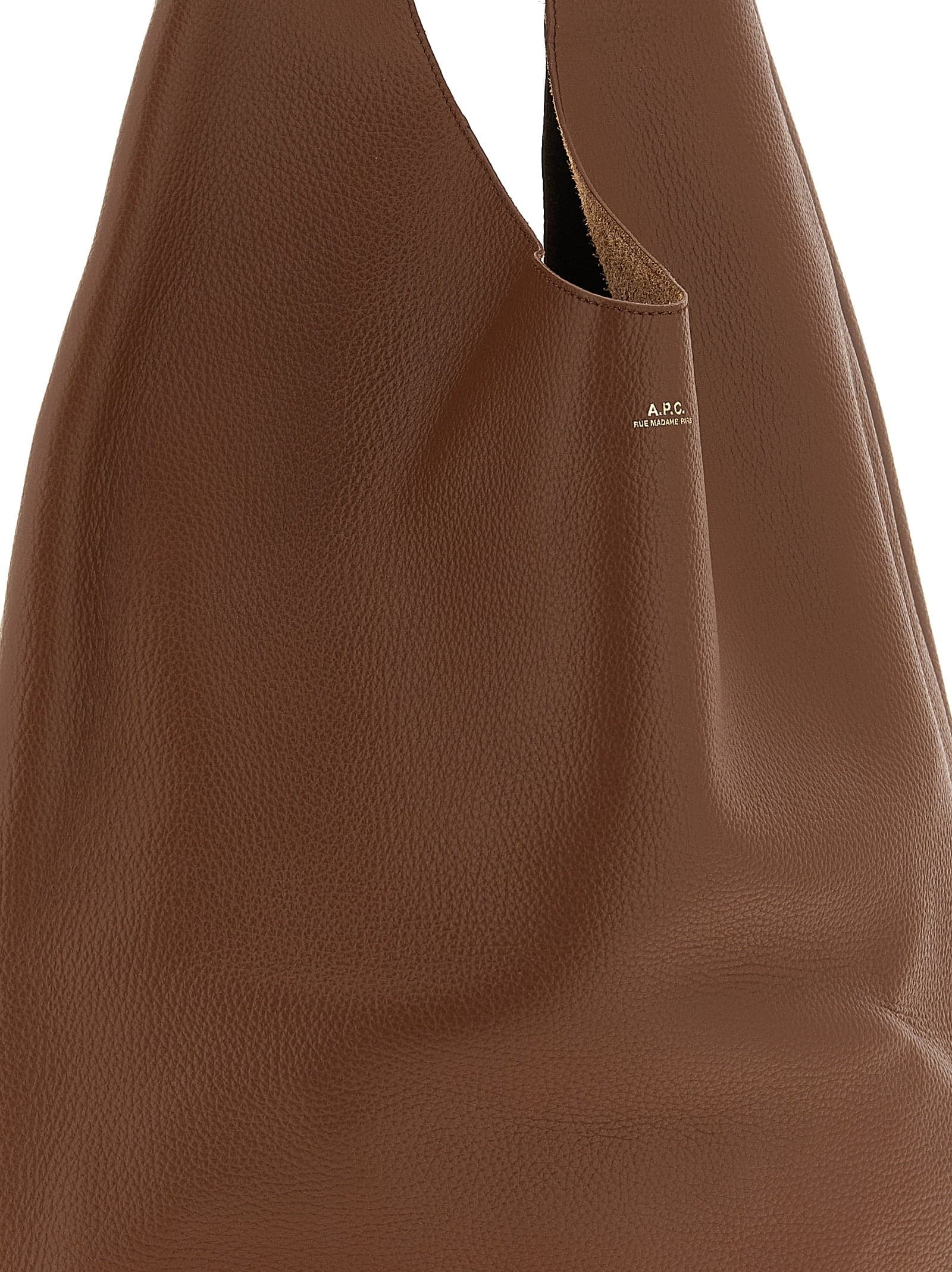 Brown Cowhide Shoulder Bag - 3