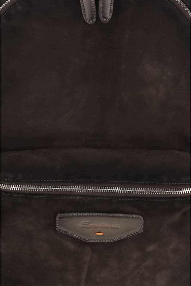 Brown Calf Leather Bos Taurus Backpack - 3