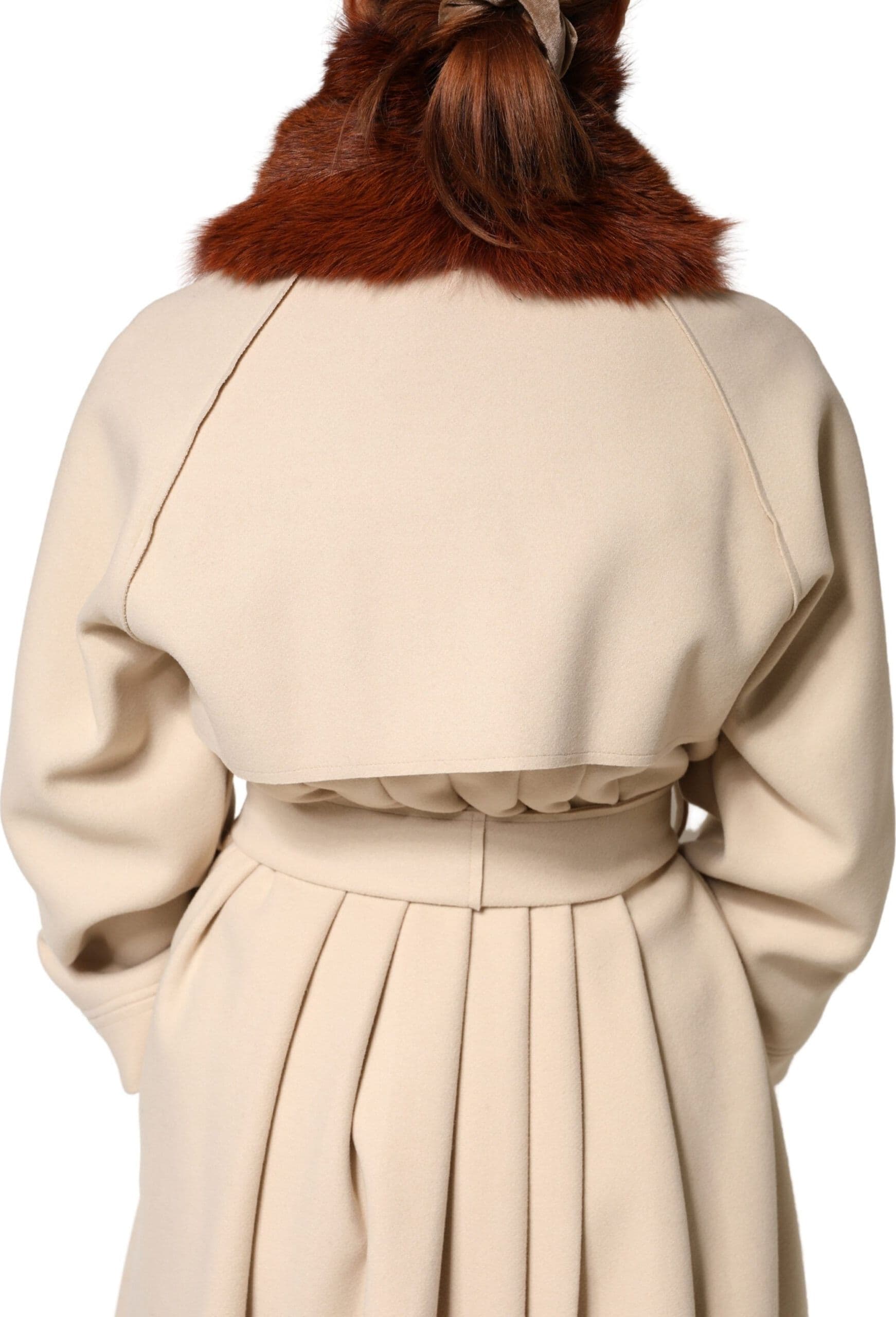 Brown Mink Fur Collar Women Neck Wrap 60cm x 14cm  Scarf - 3