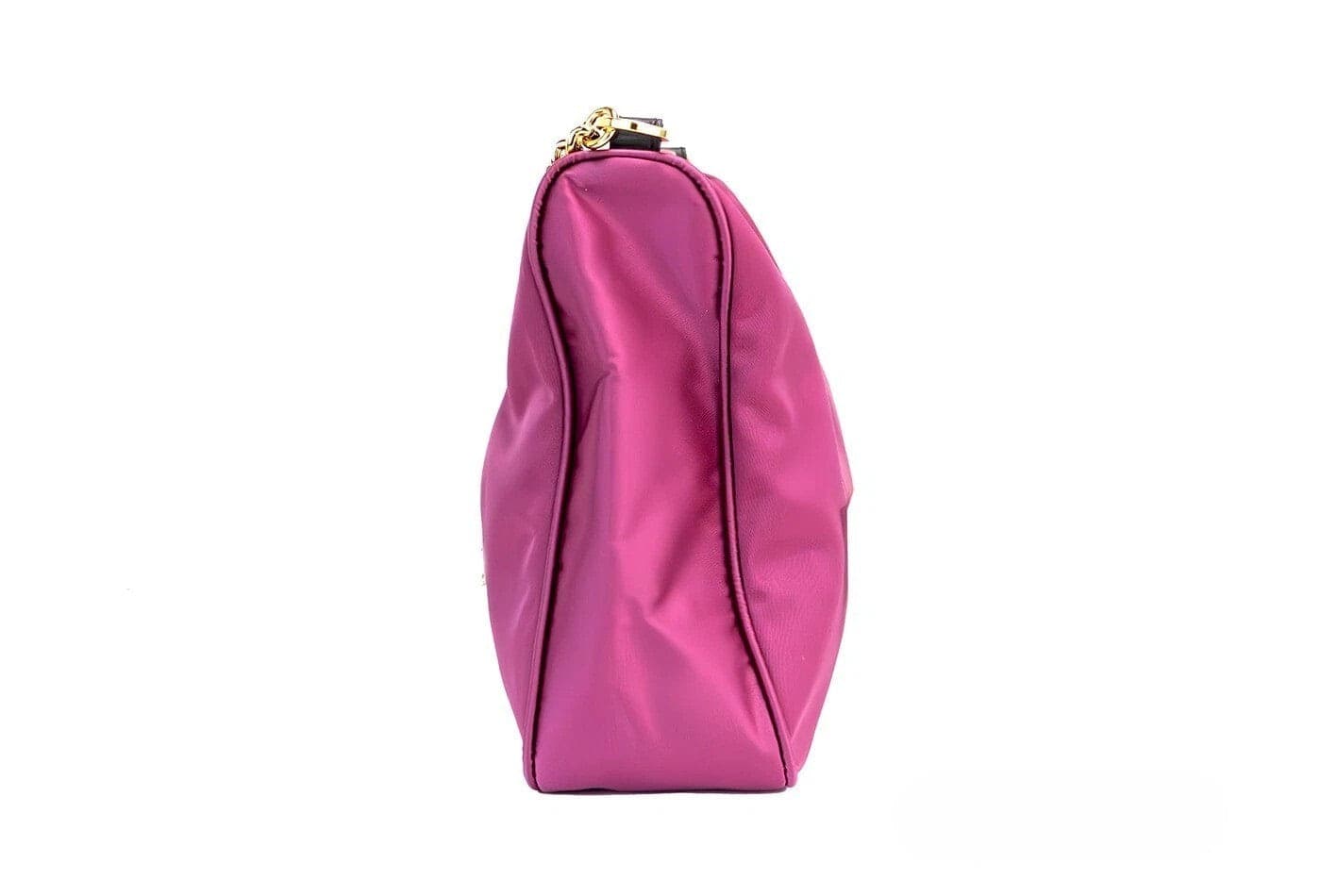 Versace Small Dahlia Nylon Fabric Medusa Pendant Crossbody Shoulder Purse Bag - 2
