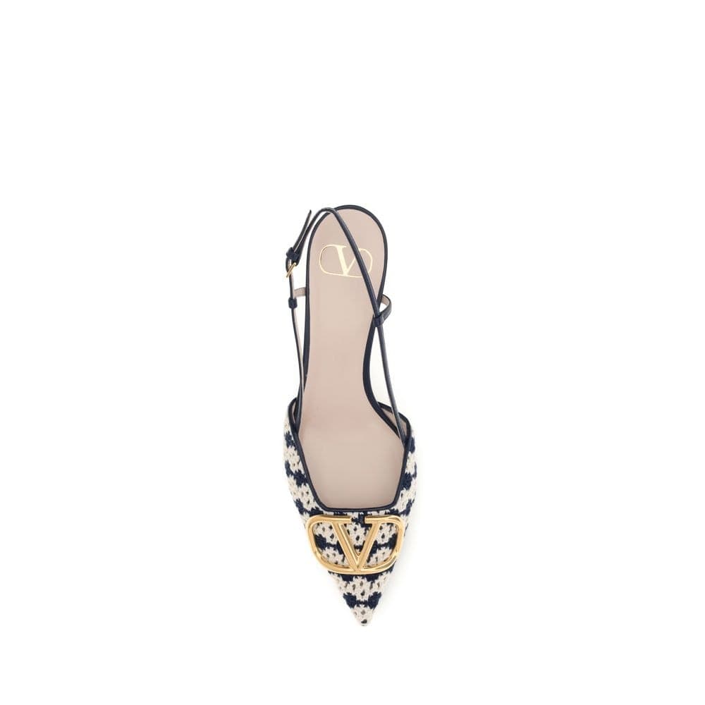 Multicolor Goatskin Mid Heel Pumps - 4