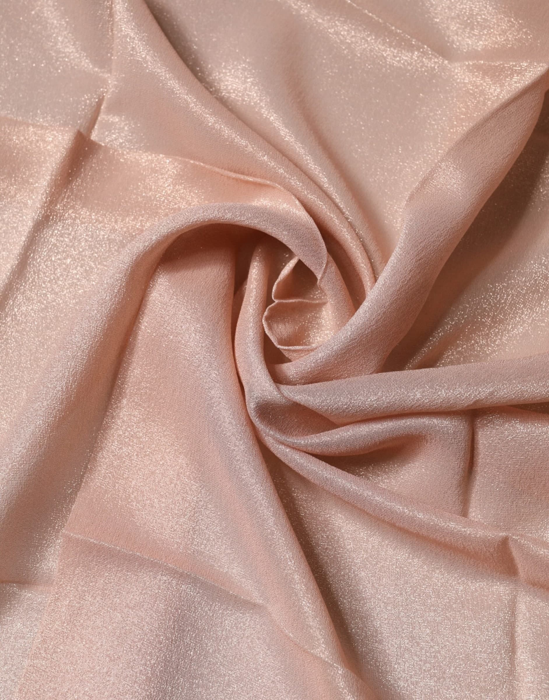 Light Pink Silk Blend Square Foulard 87.5cm x86.5cm Scarf - 2