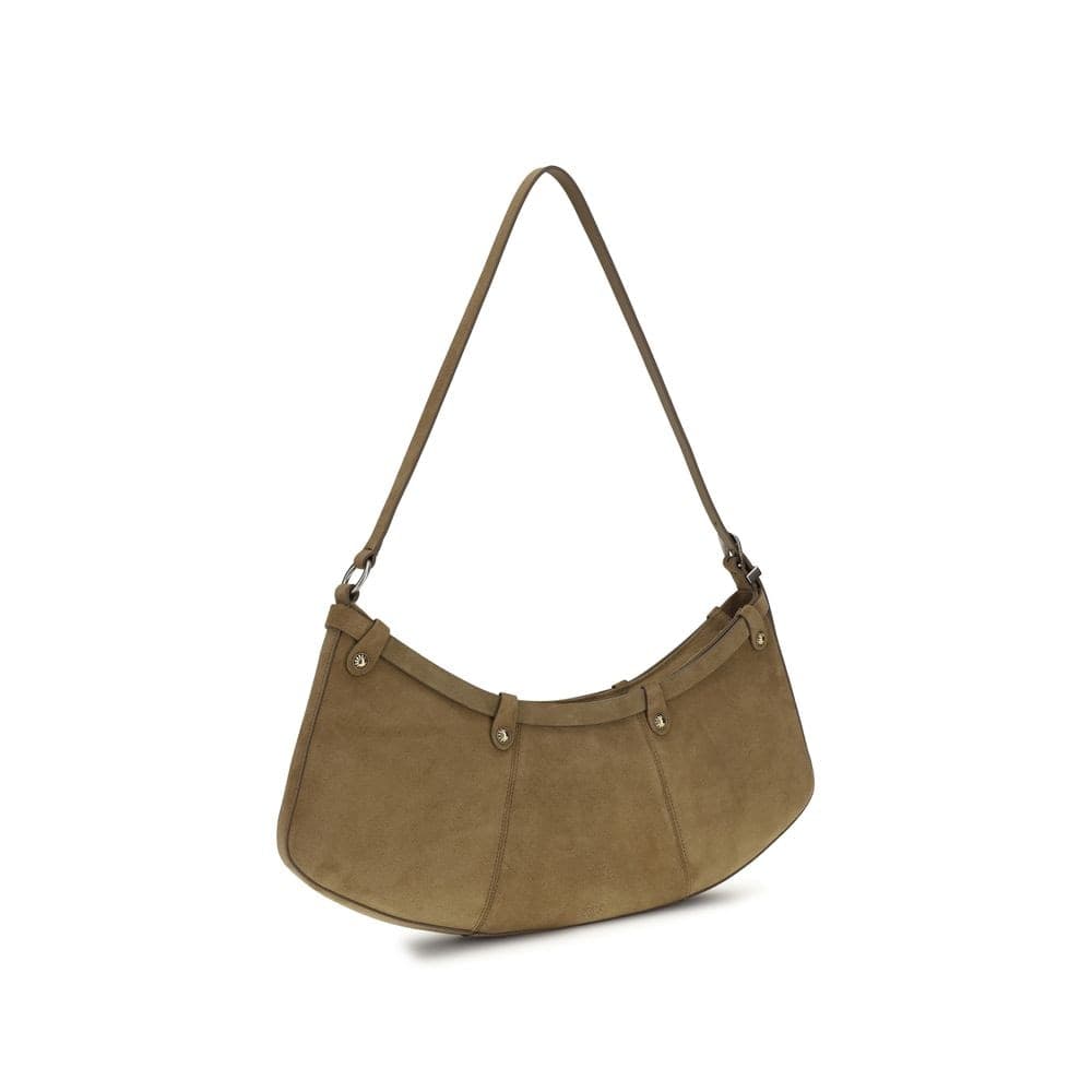 Beige Calf Leather Bos Taurus Shoulder Bag - 3