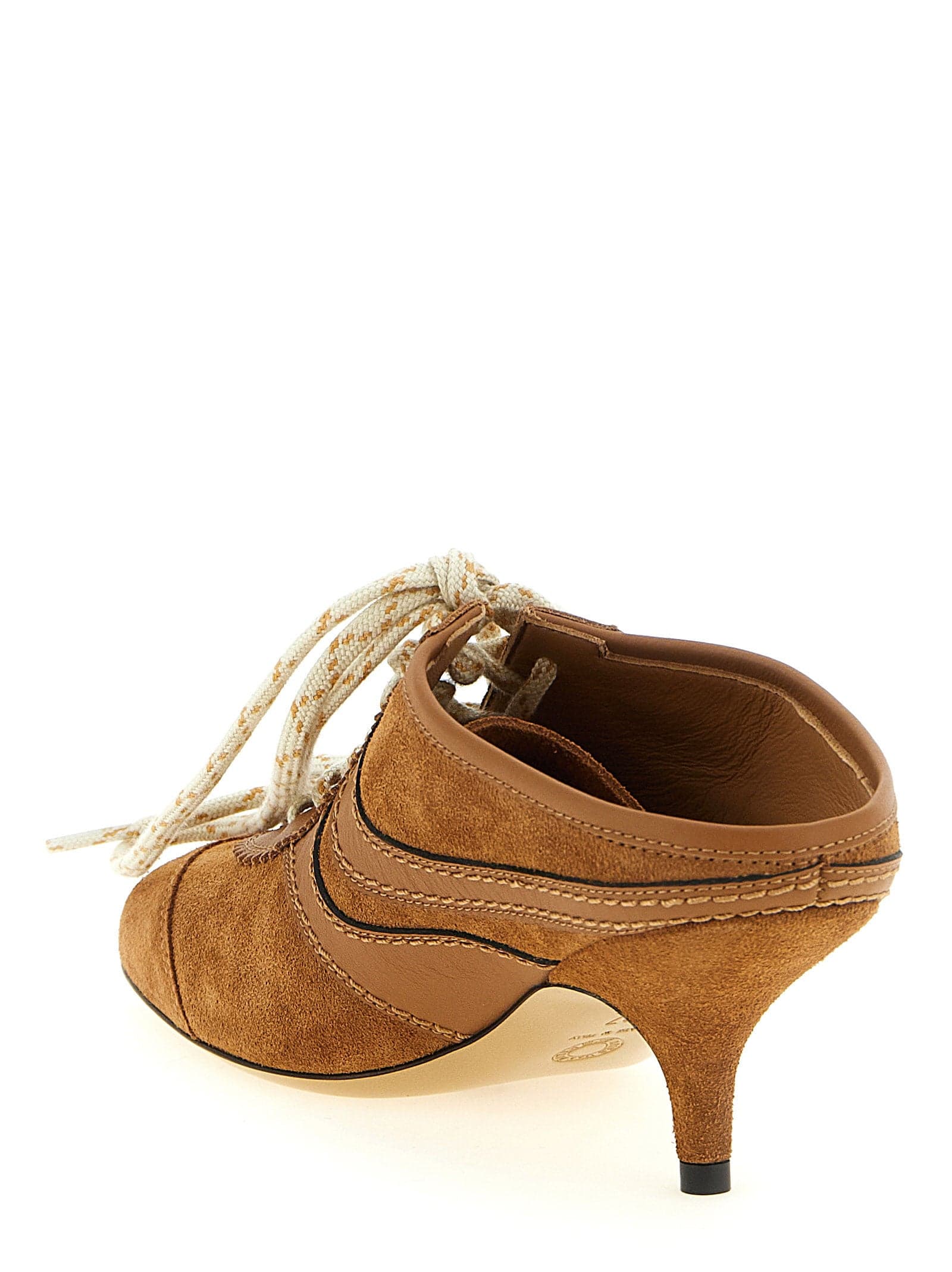 Brown Calfskin Platform Sneakers - 3