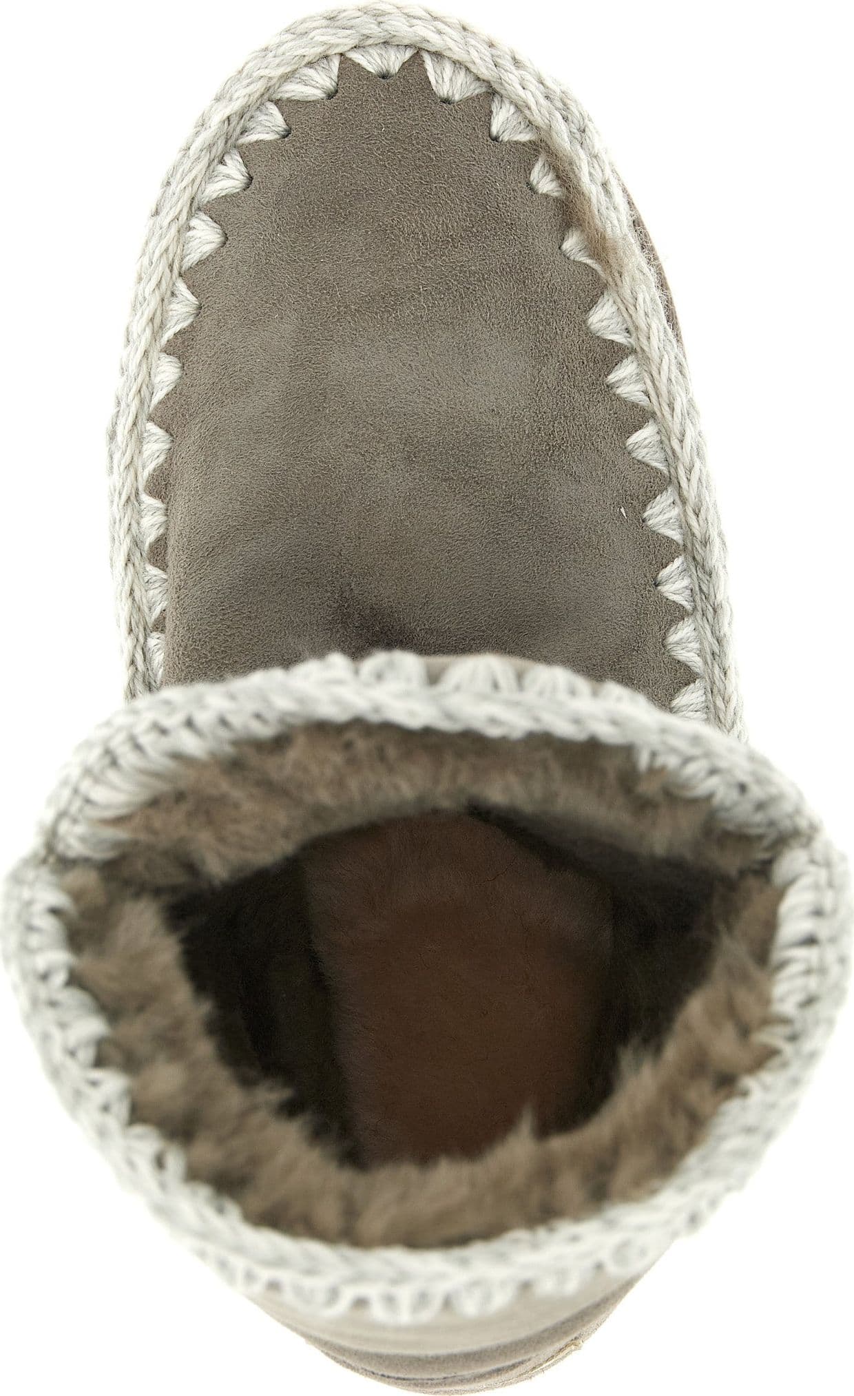 Gray Lambskin Ankle Boots - 4