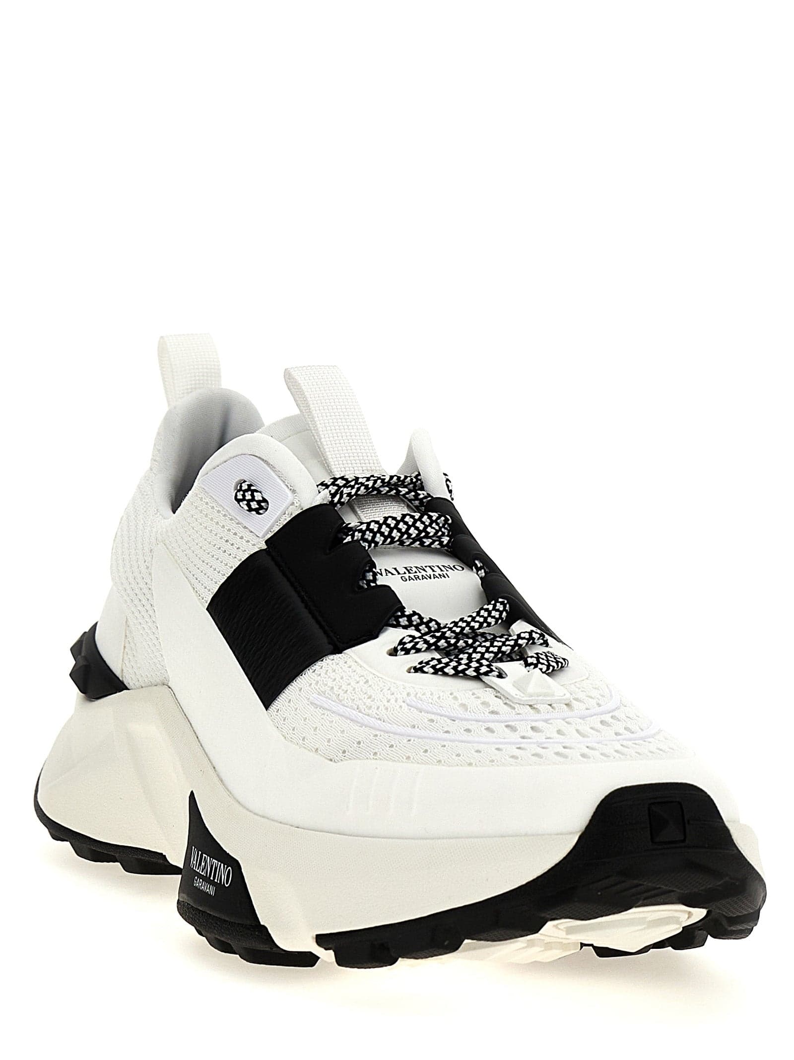 Bicolor Calfskin Athletic Sneakers - 2