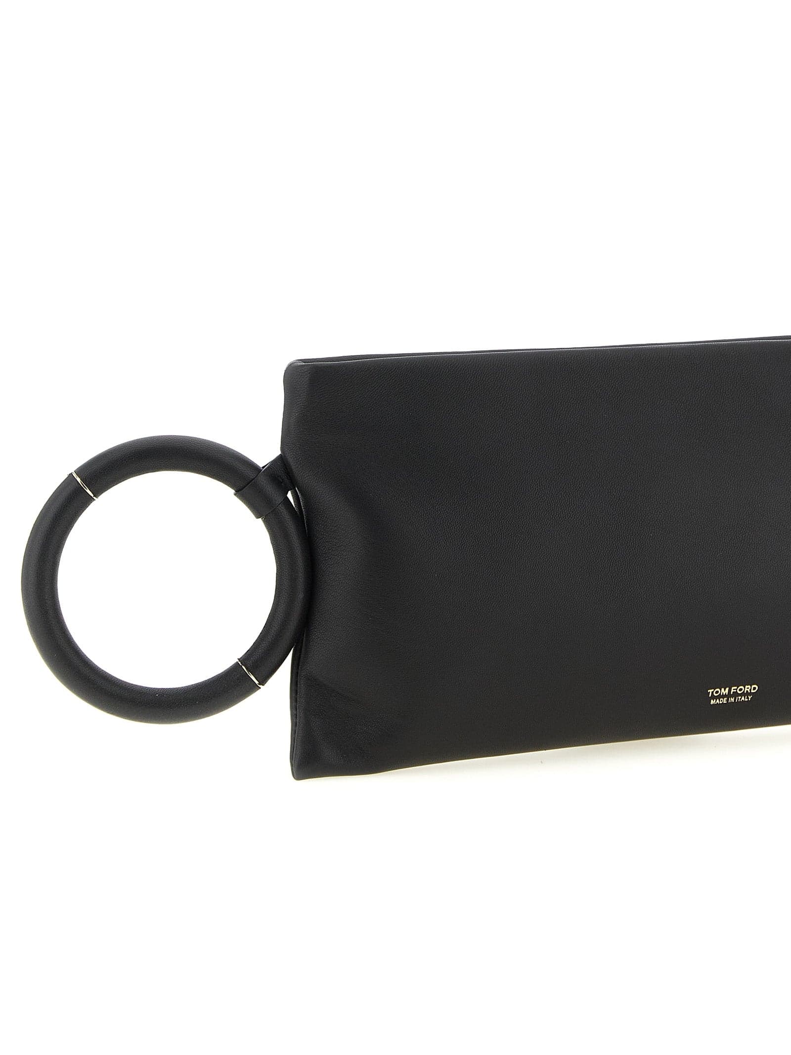 Black Lambskin Clutch Bag - 3