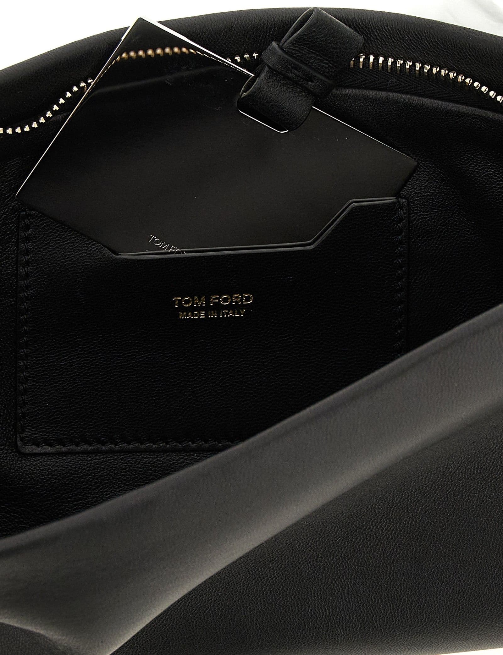 Black Lambskin Clutch Bag - 4