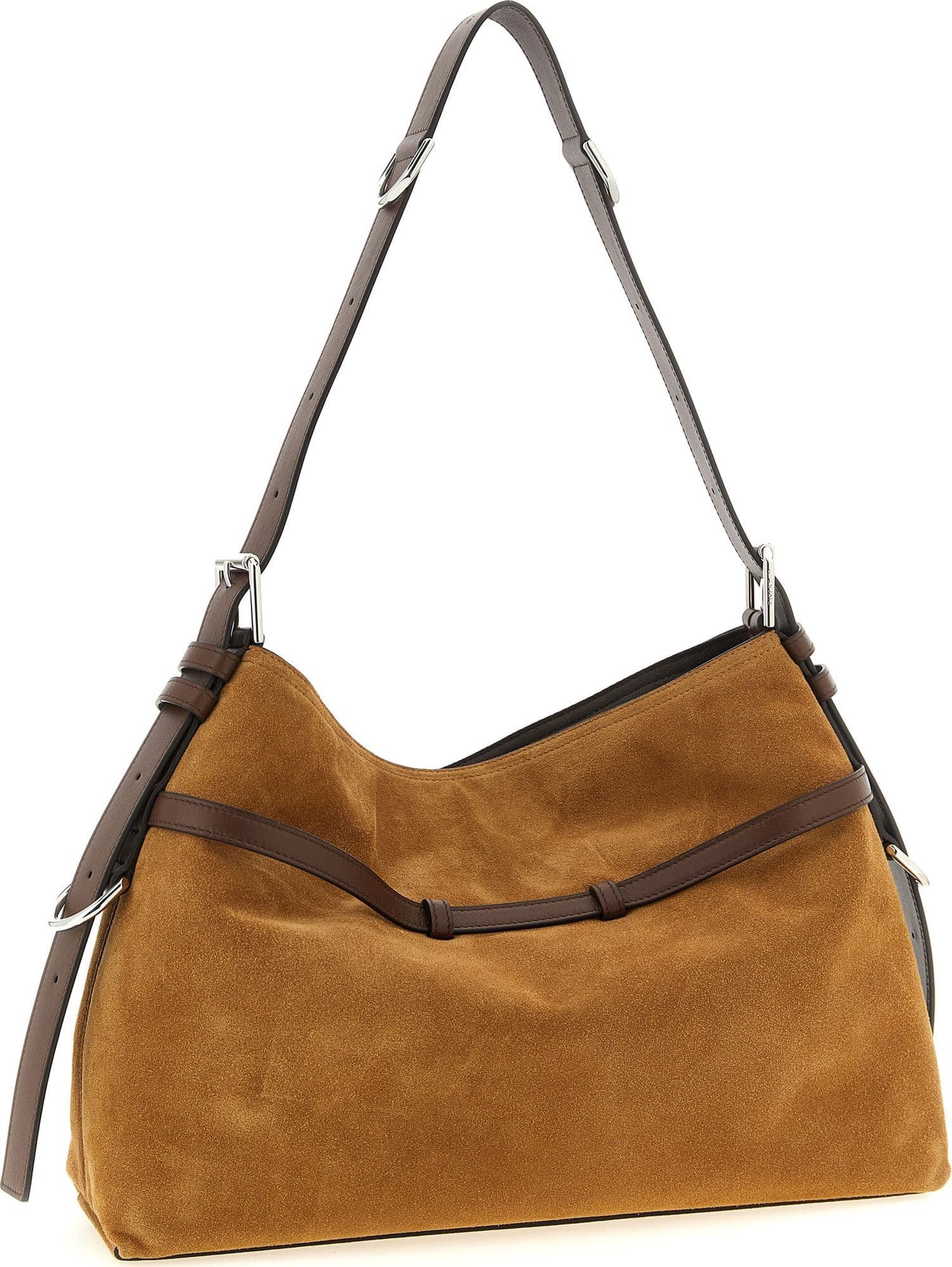 Brown Calfskin Shoulder Bag - 2