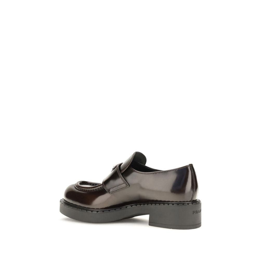 Brown Calf Leather Bos Taurus Slip-On Loafers - 3