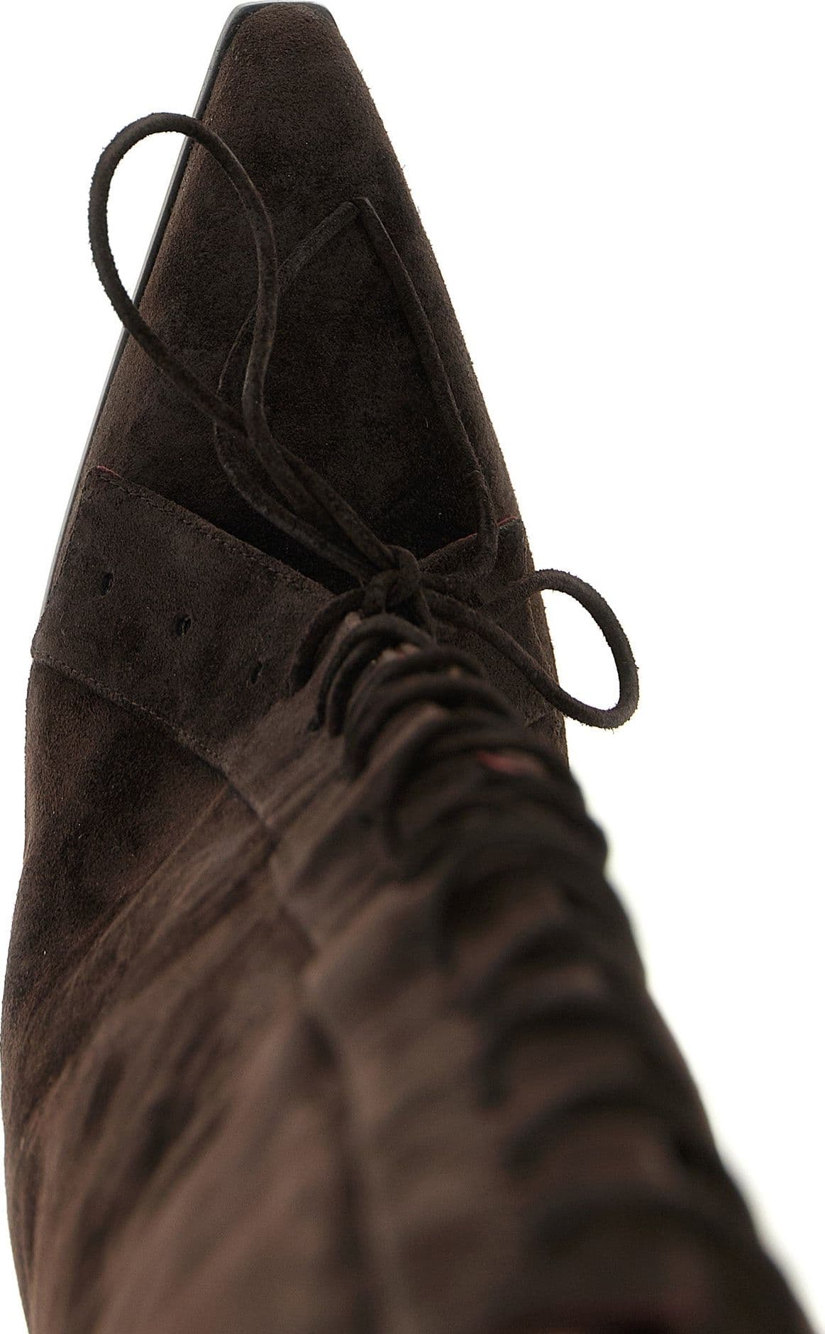Brown Calfskin Over The Knee - 4