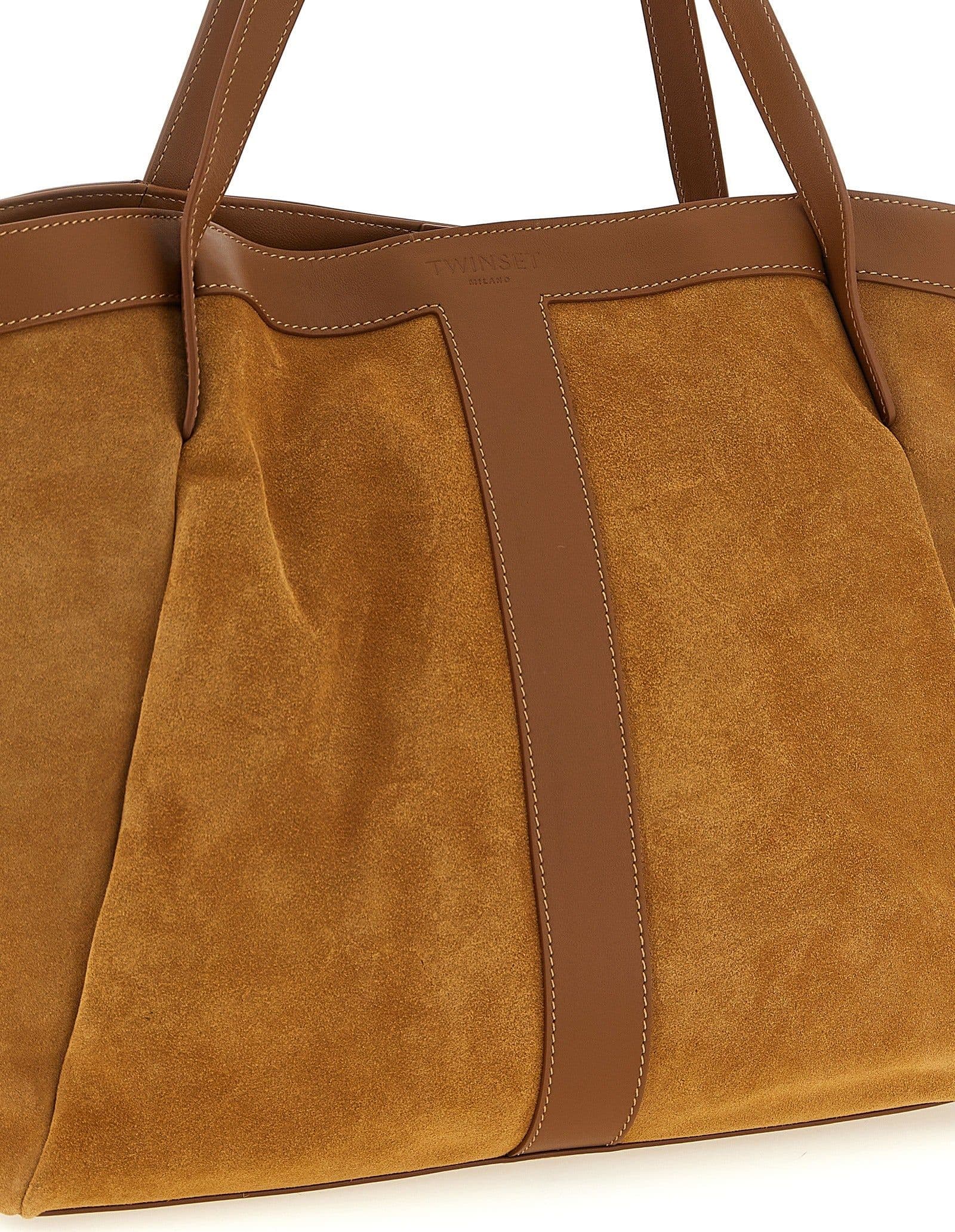 Brown Polyethylene Tote Bag - 3