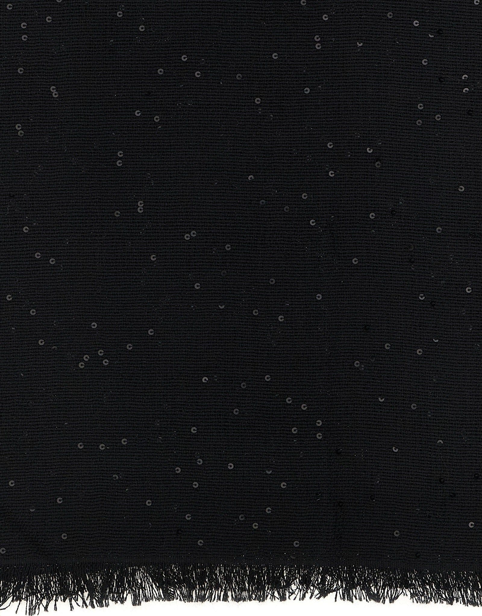 Black Cashmere Scarf - 3