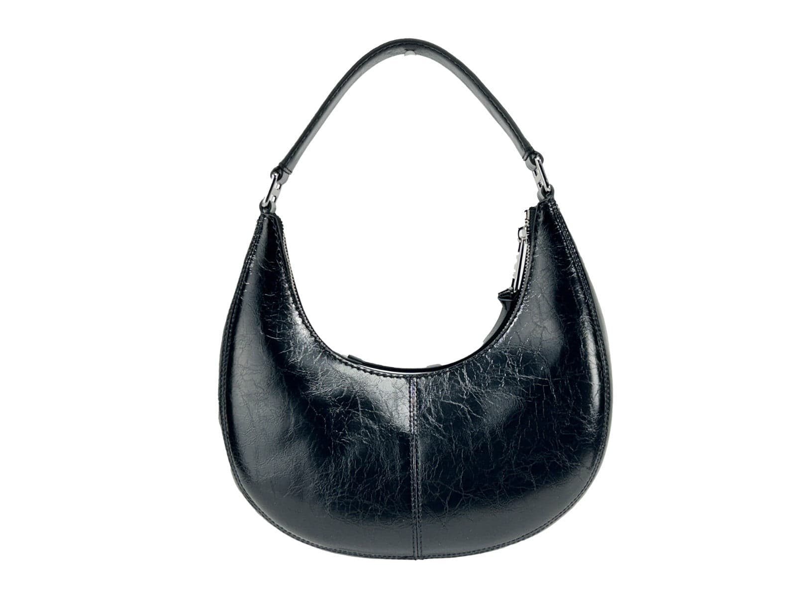 Marc Jacobs Cruiser Small Crescent Crinkle Leather Bag - 3